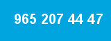 965 207 44 47 965 207 44 47